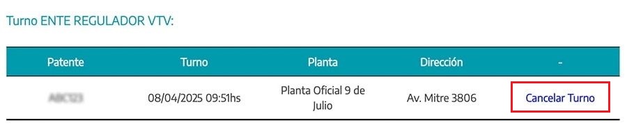 cancelar turno vtv 3